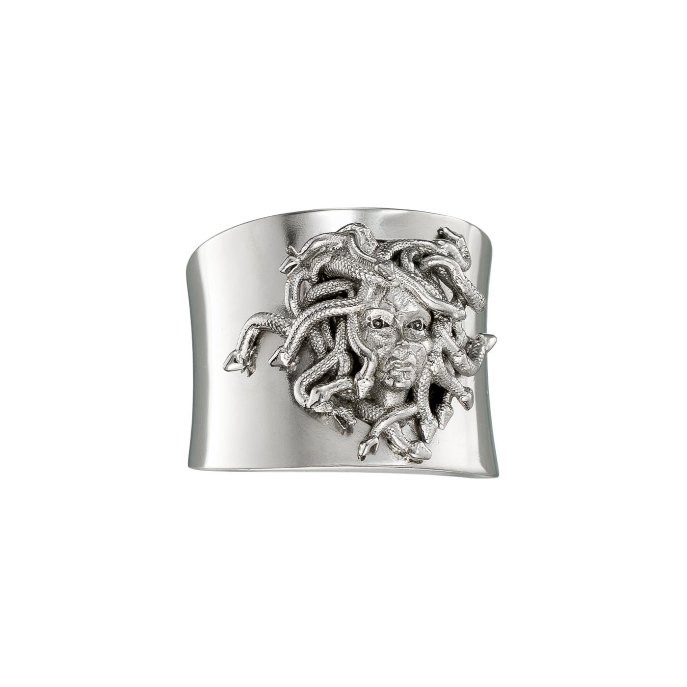 Medusa's Head Ring | Sterling Silver Greek Mythology Statement Jewelry