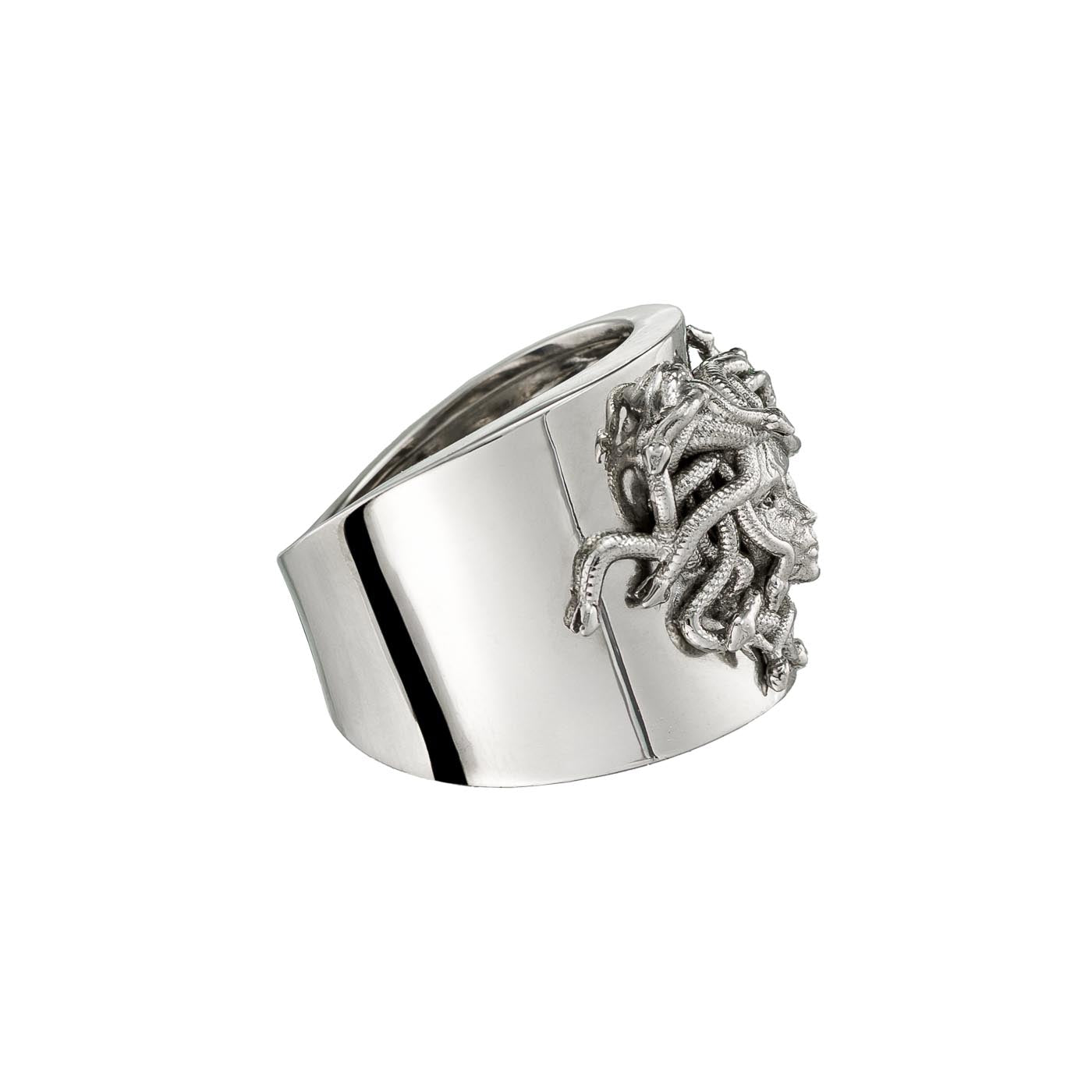 Medusa's Head Ring | Sterling Silver Greek Mythology Statement Jewelry